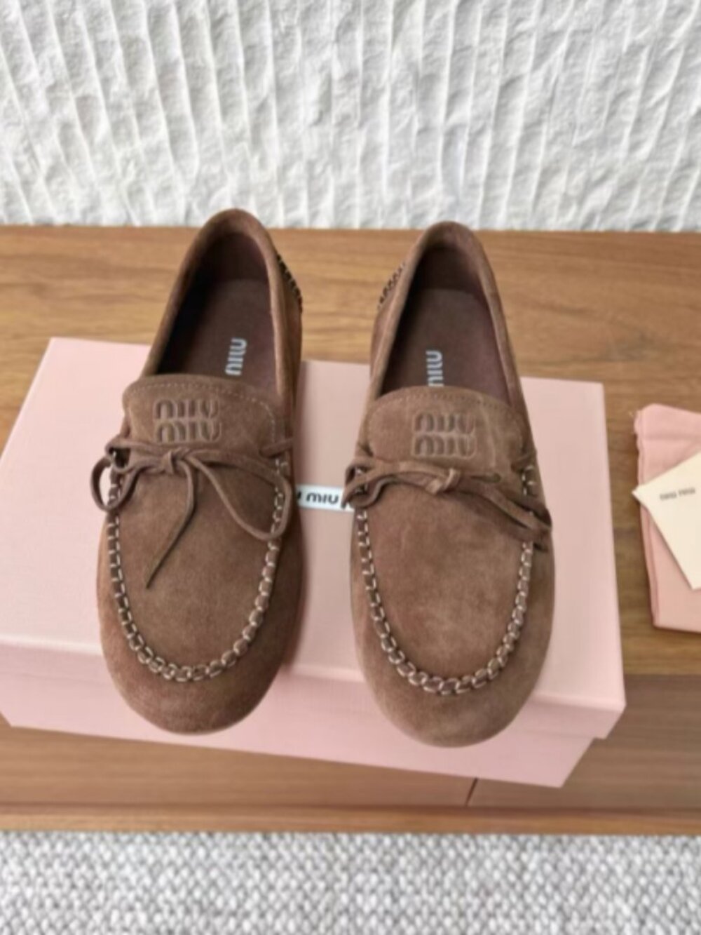 Miu Miu Suede Driving Loafers | Size 37 (US 7)